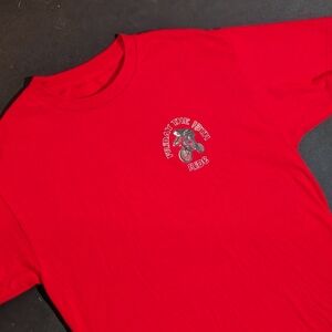 Friday The 13th Ride Men's Red Graphic T Shirt Size Large